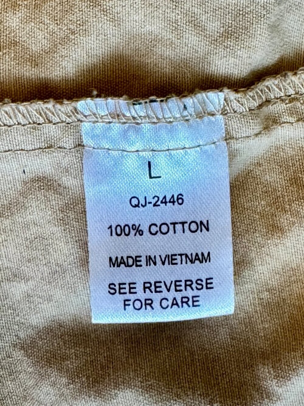 Zenana Outfitters Hooded Utility Vest-Beige/Khaki - Size Large (L) - Picture 3 of 5